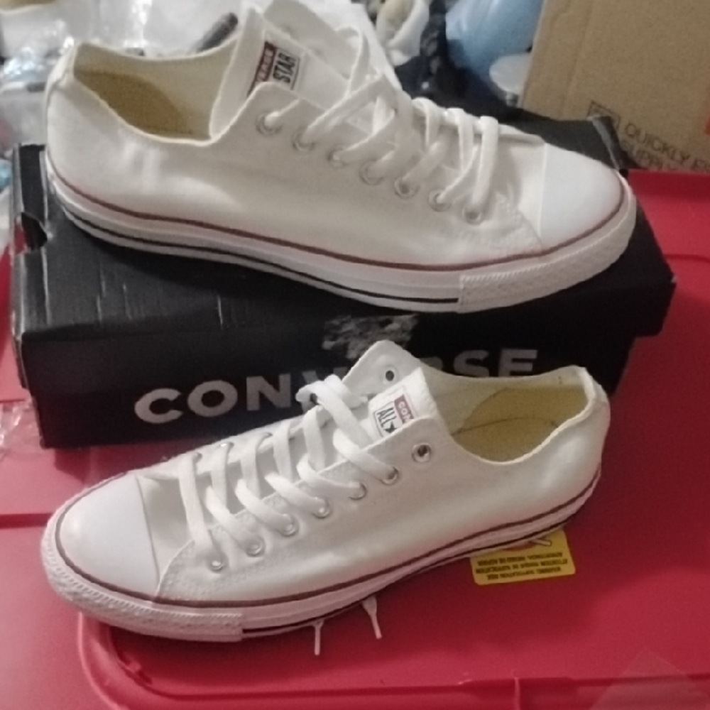 Converse White Low-Top Sneakers